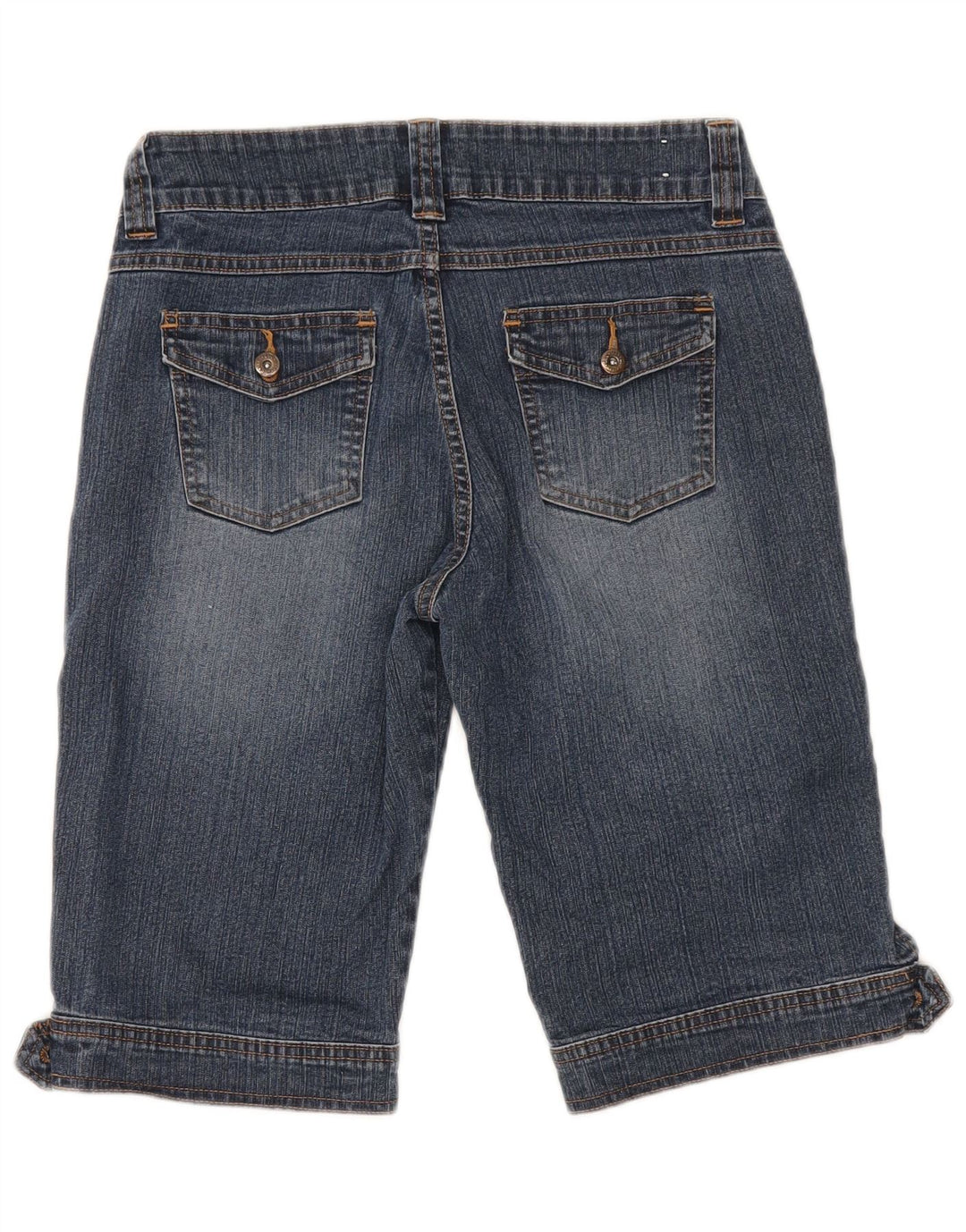 Shorts jeans feminino Lee US 6 médio W28 algodão azul