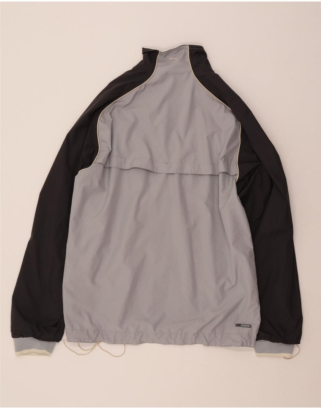 Jaqueta PUMA masculina de agasalho grande cinza colorblock