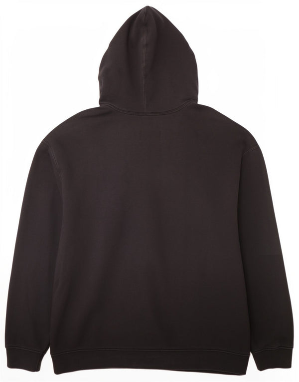 Suéter Jordan masculino com capuz e zíper 3XL algodão preto