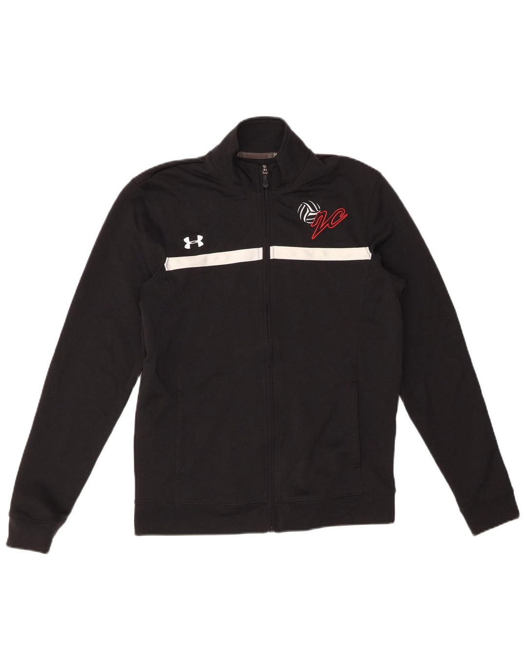 Under Armour Mens Graphic Tracksuit Top Jaqueta XS Poliéster Preto