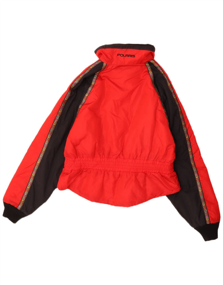 Jaqueta corta-vento feminina POLARIS UK 12 médio vermelho colorblock nylon