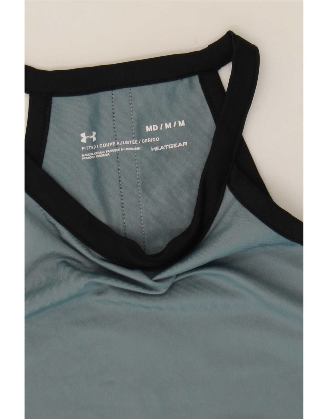 Colete gráfico feminino Under Armour Heat Gear Top UK 12 cinza médio