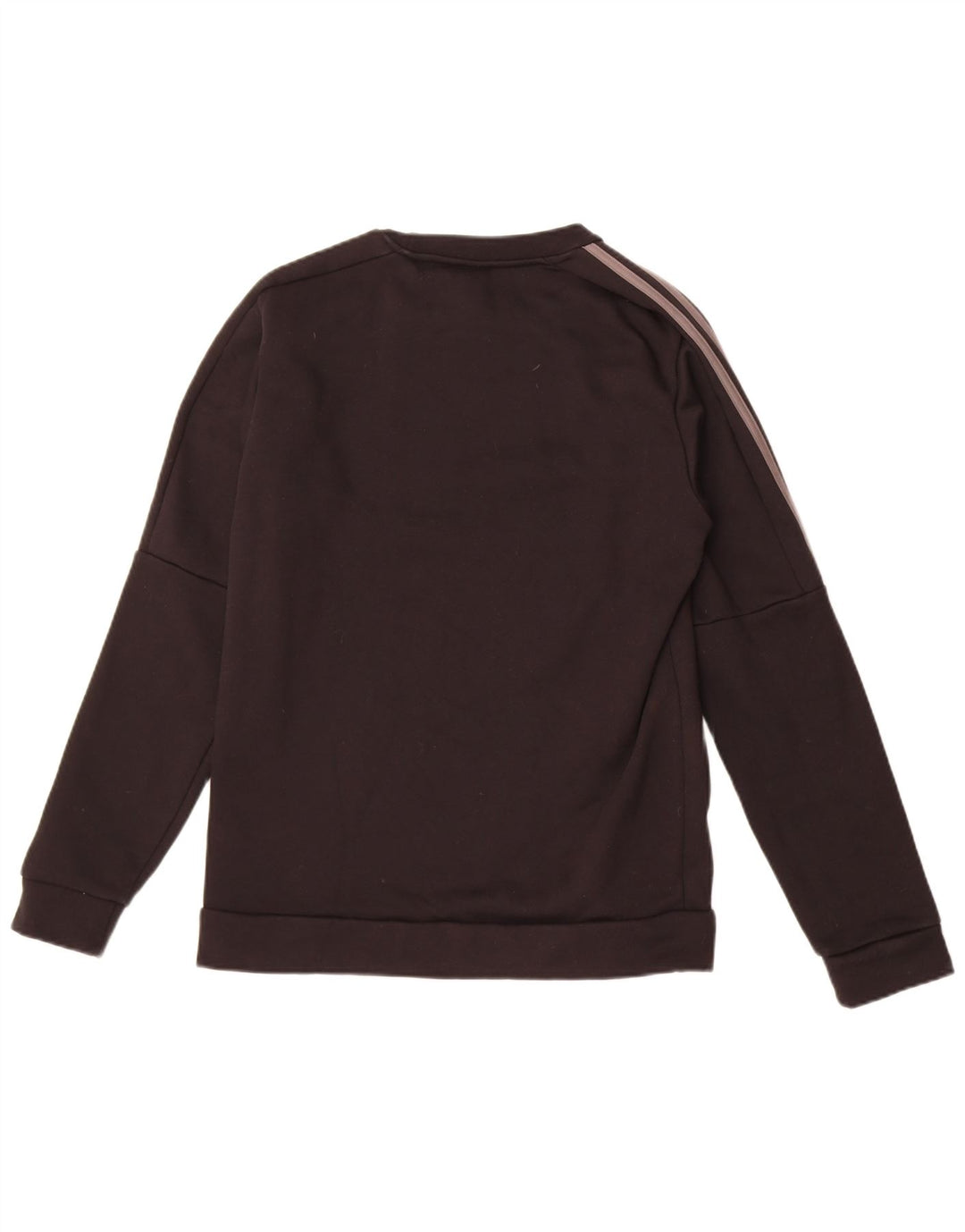 Adidas Mens Moletom Jumper Pequeno Algodão Preto
