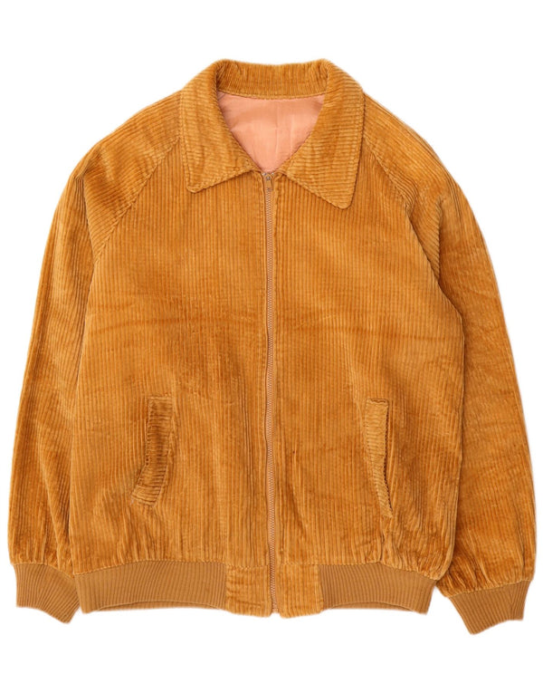 Jaqueta de veludo masculina vintage UK 40 grande bege