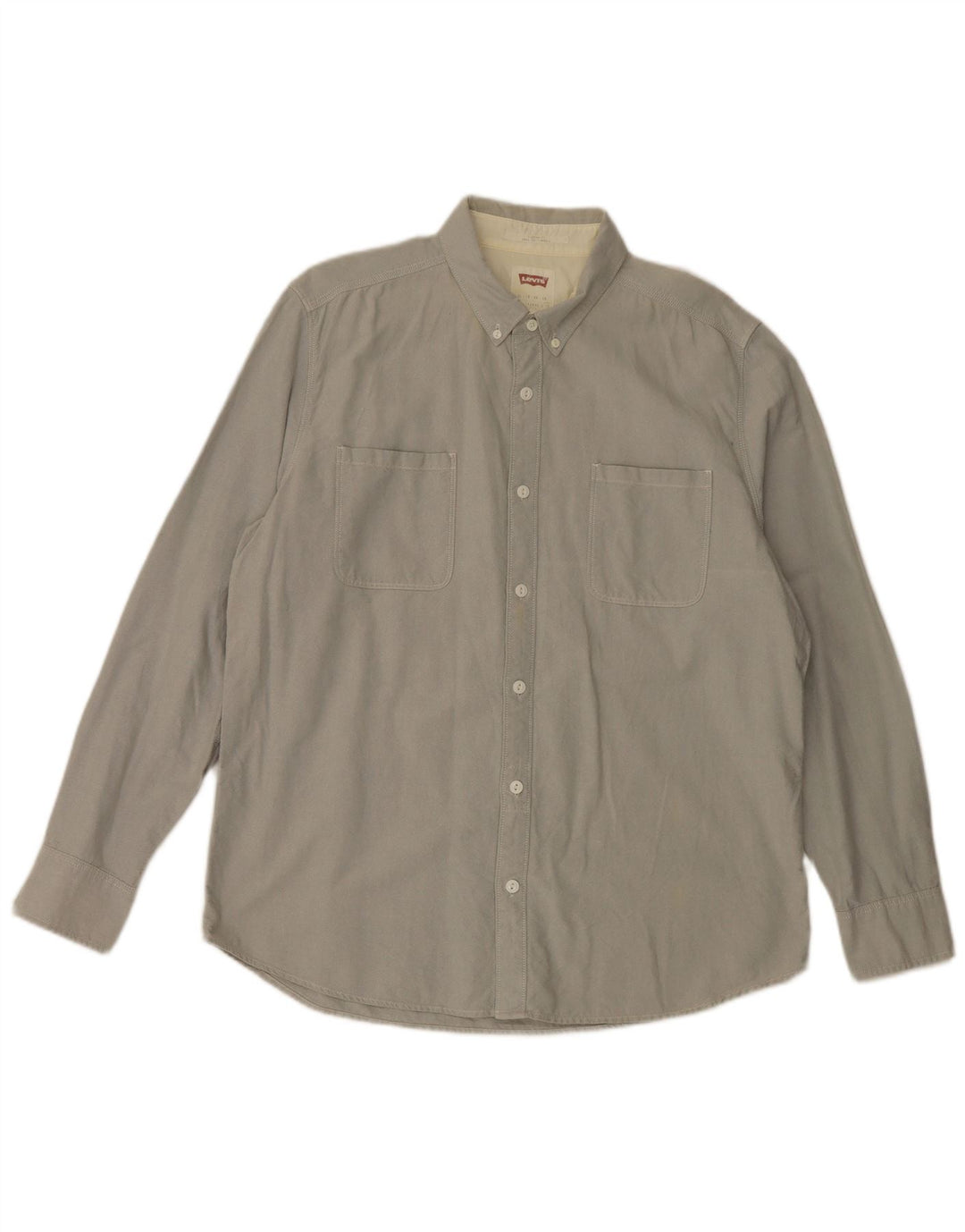 Camisa masculina Levi's XL cinza algodão
