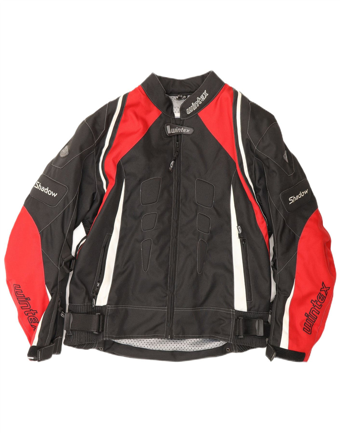 Jaqueta masculina Wintex Motorstyle Graphic Racer Reino Unido 38 bloco colorido preto médio