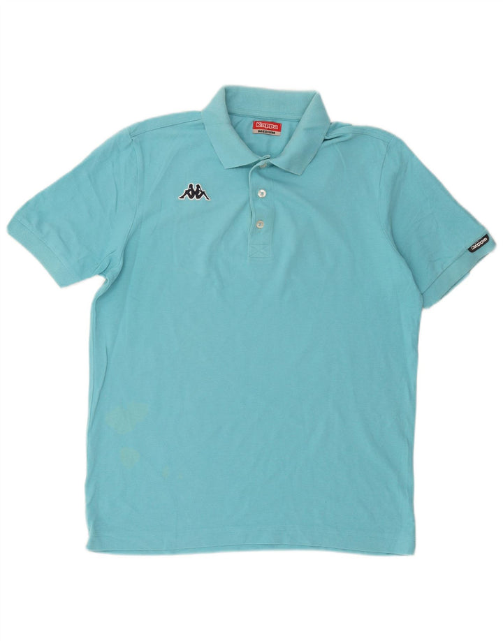 Camisa polo masculina Kappa azul médio