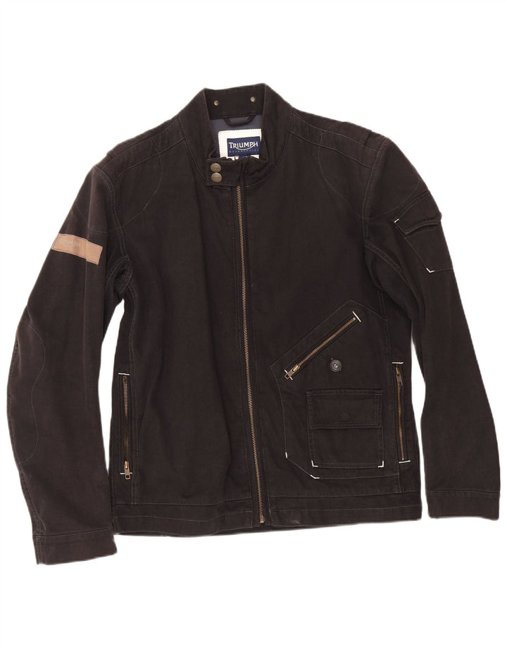 Jaqueta masculina Triumph Racer IT 50 grande preta