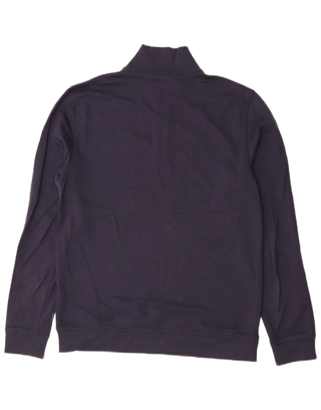 Suéter masculino Ted Baker com zíper e gola tamanho 3 médio azul marinho algodão