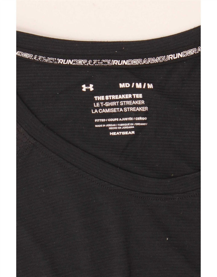 Camiseta masculina Under Armour Heat Gear Top médio preto