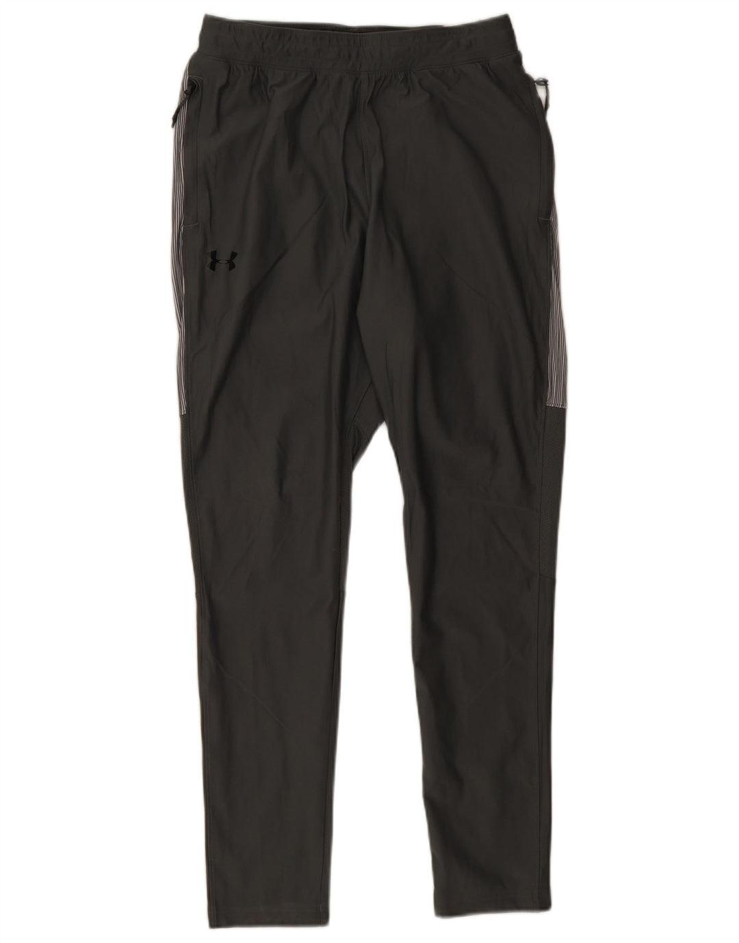 Calça de treino masculina Under Armour com risca de giz cinza médio