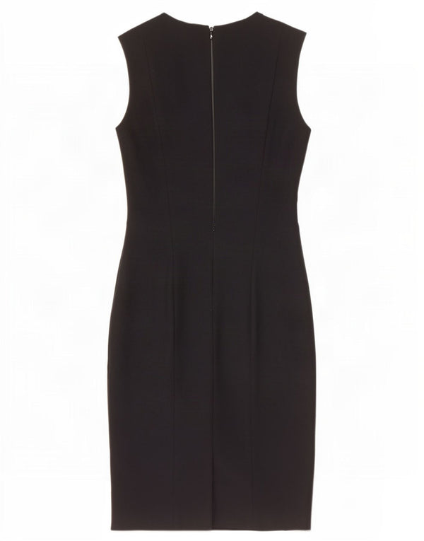 Zara Vestido feminino sem mangas com bainha UK 4 XS Azul marinho