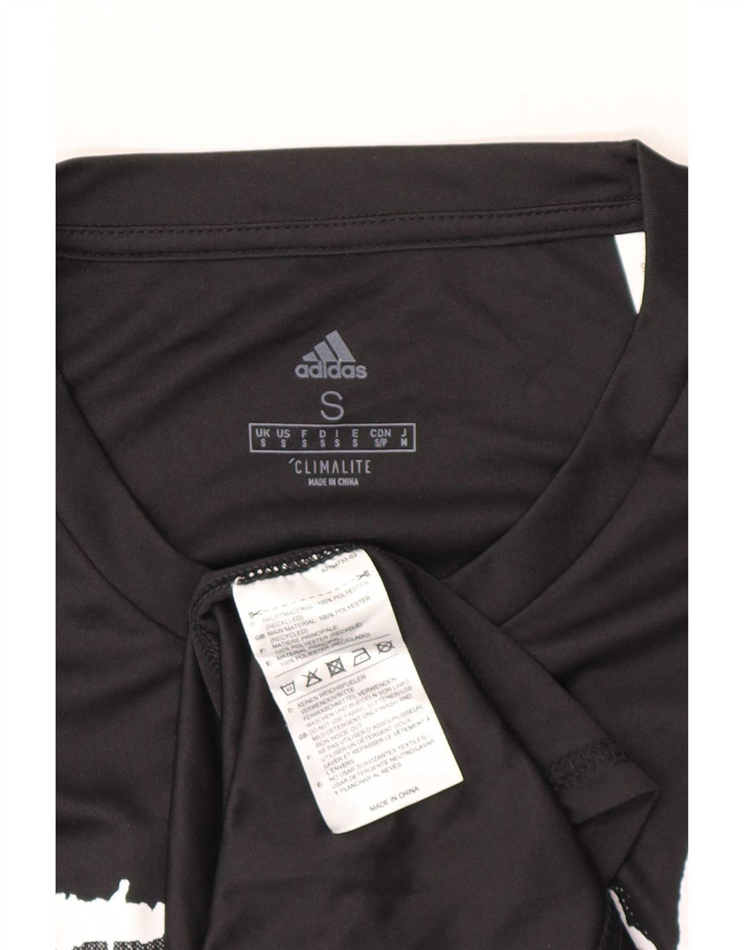 Camiseta Adidas Masculina Climalite Graphic Top Pequeno Poliéster Preto