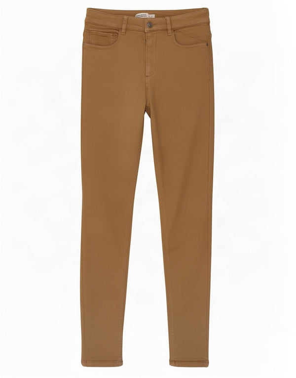 Calça feminina casual skinny Zara UE 38 pequena W28 L29 bege