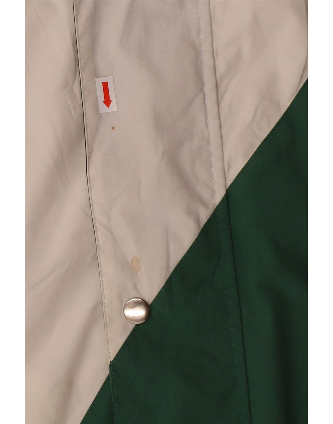 Jaqueta bomber masculina com capuz Patriot UK 36 algodão colorblock verde pequeno