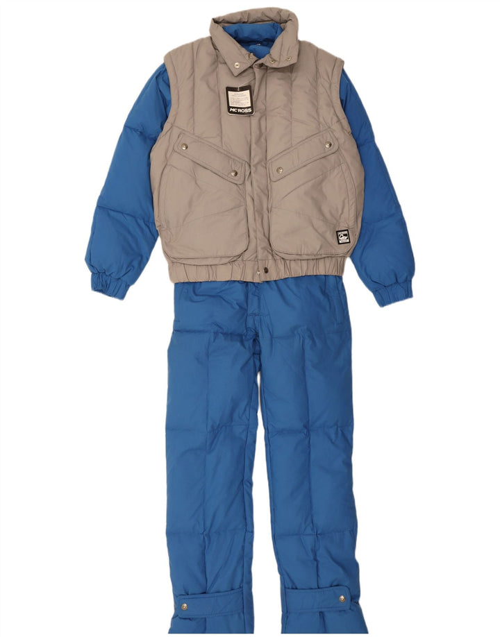 Conjunto de 2 peças de esqui masculino MCROSS pequeno algodão azul