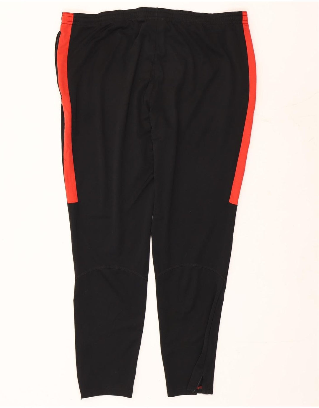 Calça de treino masculina Nike Dri Fit médio preto colorblock poliéster