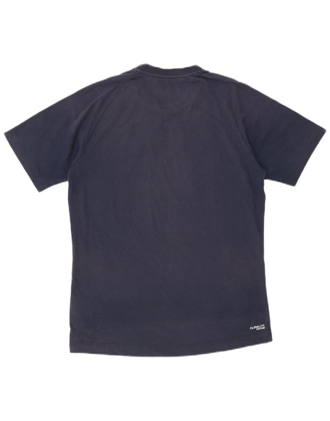 Camiseta masculina ADIDAS Top pequeno algodão azul marinho
