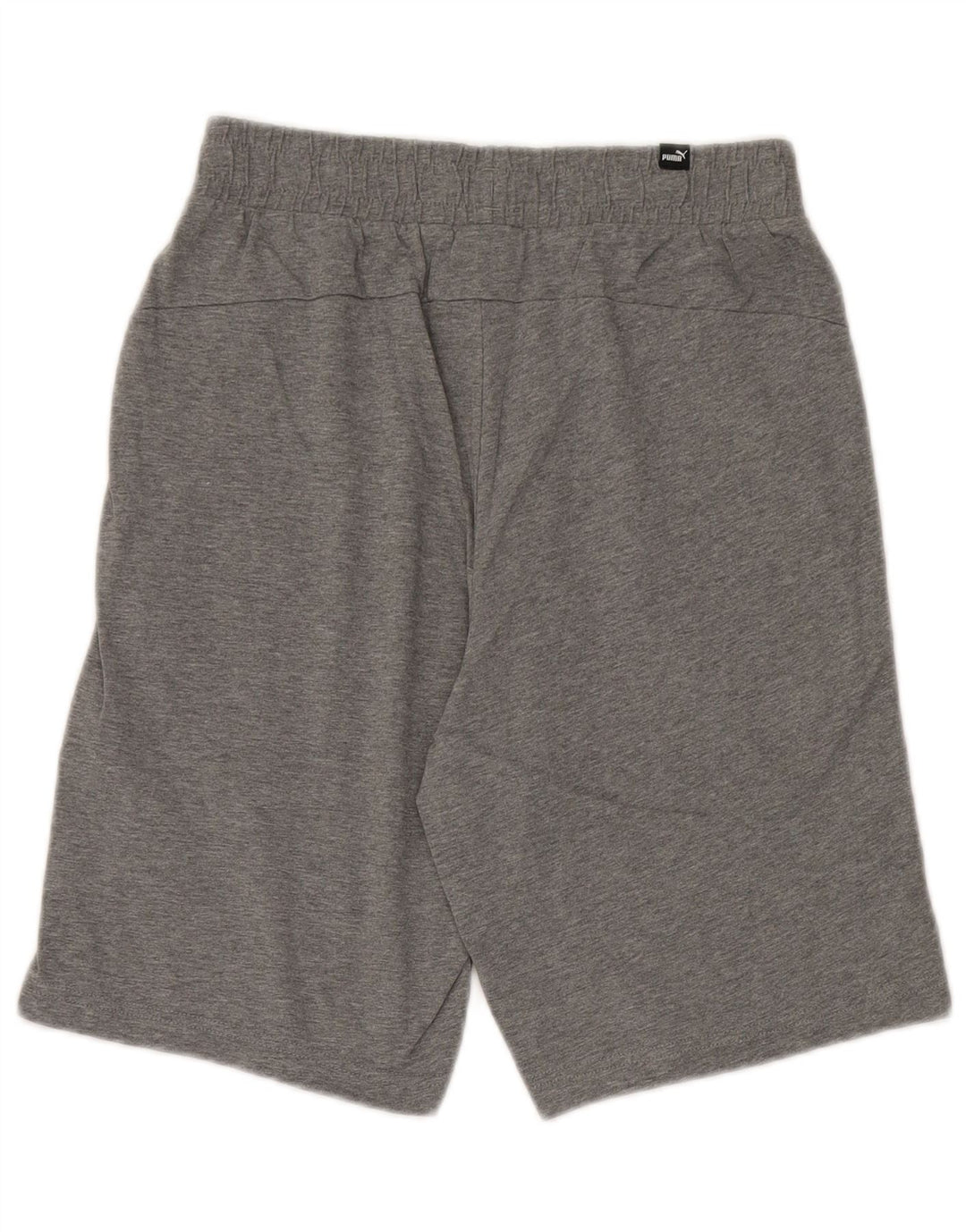 Shorts esportivos masculinos Puma pequeno algodão manchado cinza
