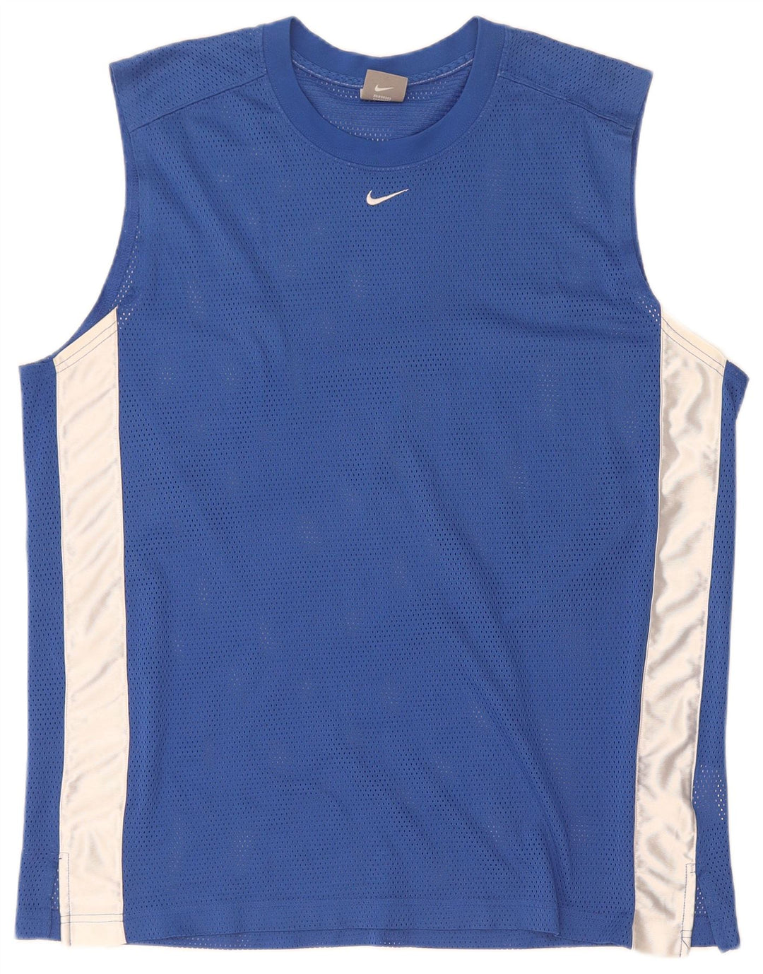 Colete Nike Masculino Top Grande Azul Colorblock Poliéster