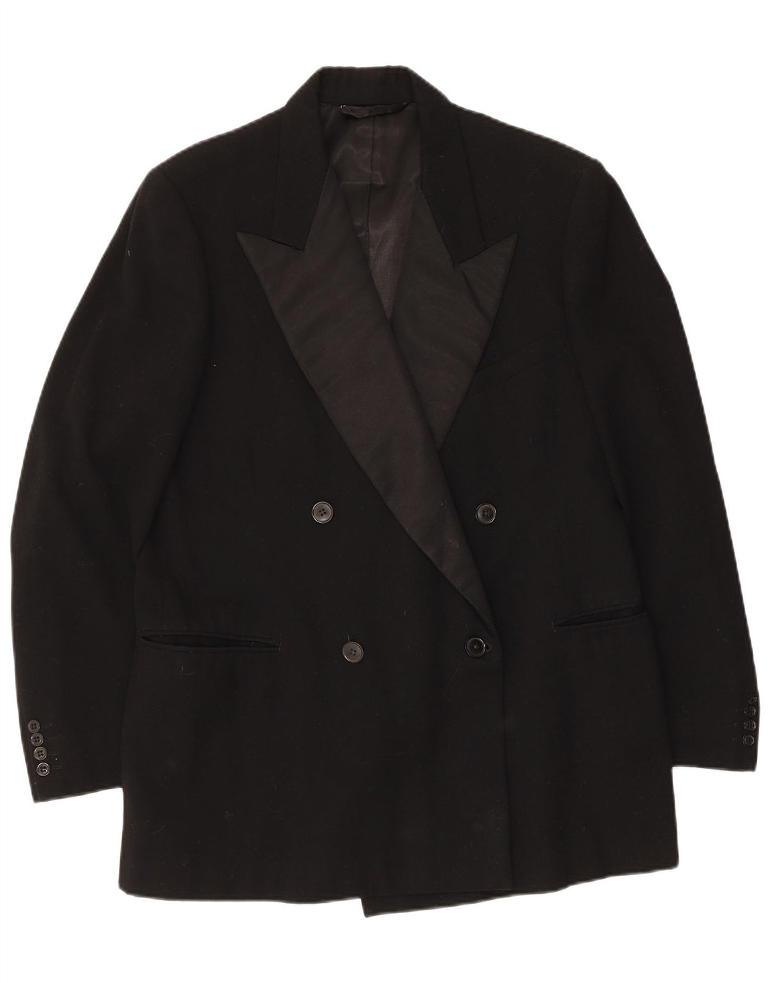 Jaqueta blazer feminina Burton com peito duplo grande Reino Unido 6 XS preta
