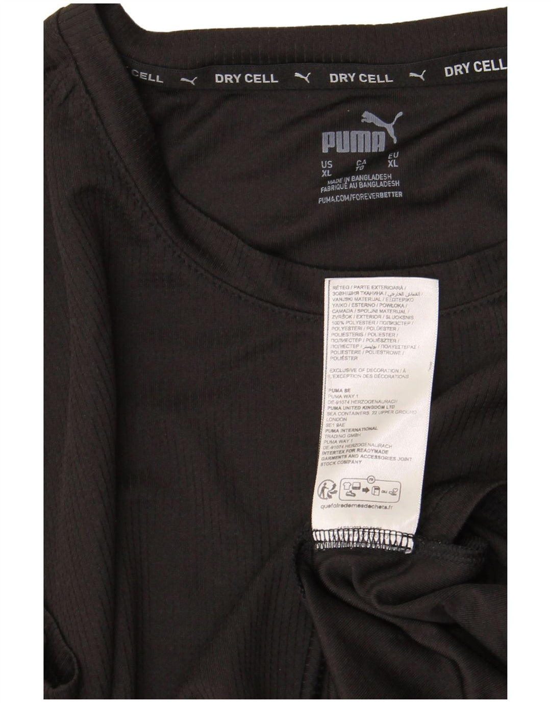 Puma Camiseta Masculina Top XL Preta