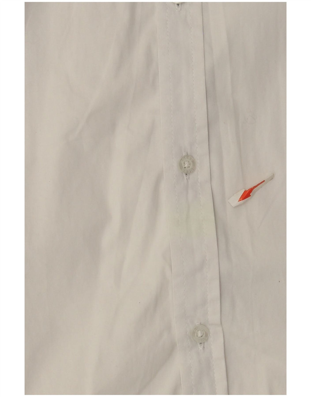 Camisa feminina Guess UK 16 grande algodão branco