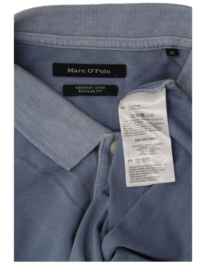 Camisa polo masculina Marc O'Polo XL azul algodão