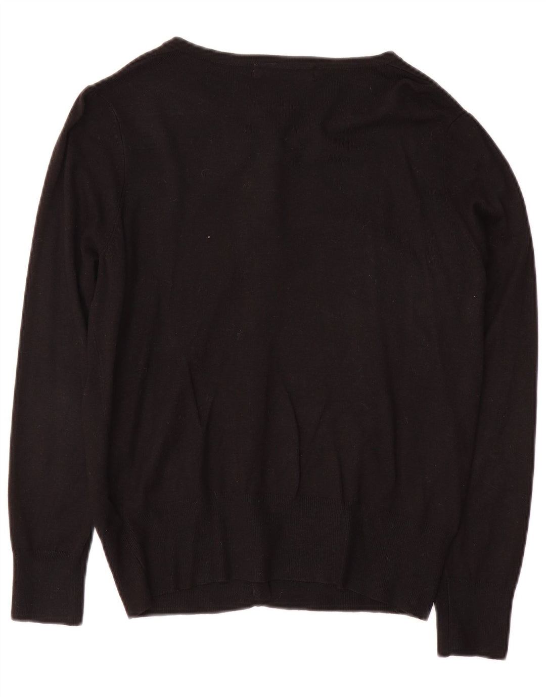 Suéter cardigã feminino Marks & Spencer UK 14 viscose preta média