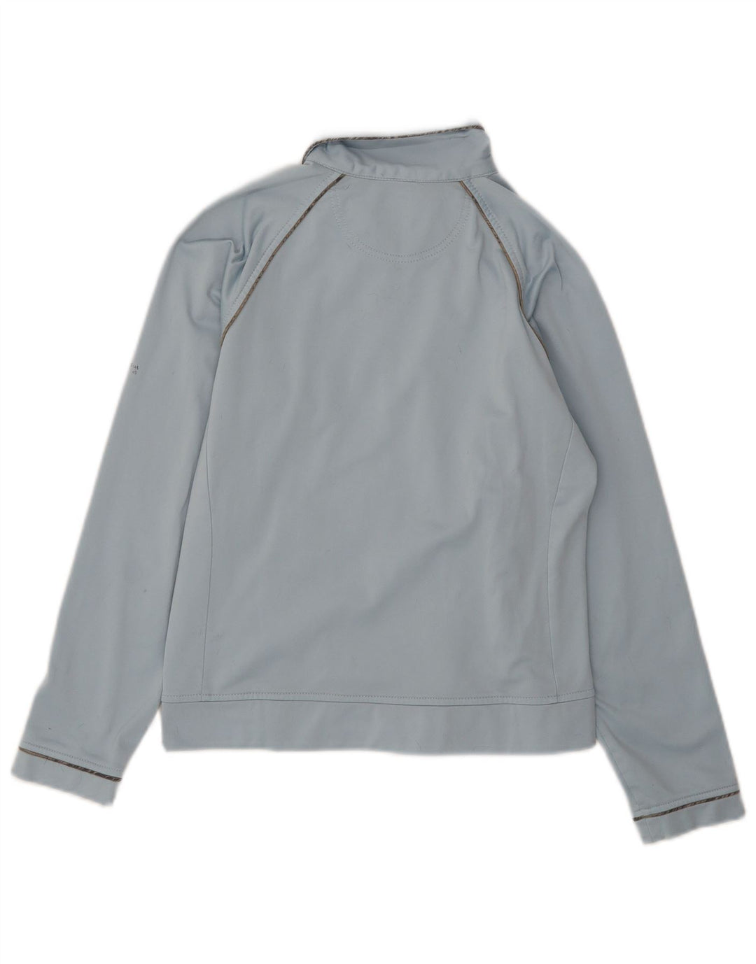 Champion Womens Tracksuit Top Jacket UK 10 Pequeno Azul