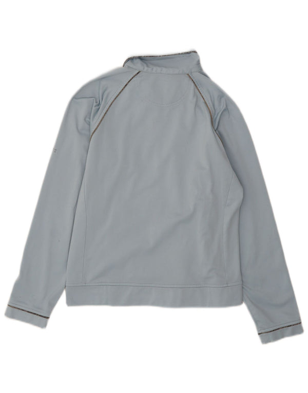 Champion Womens Tracksuit Top Jacket UK 10 Pequeno Azul