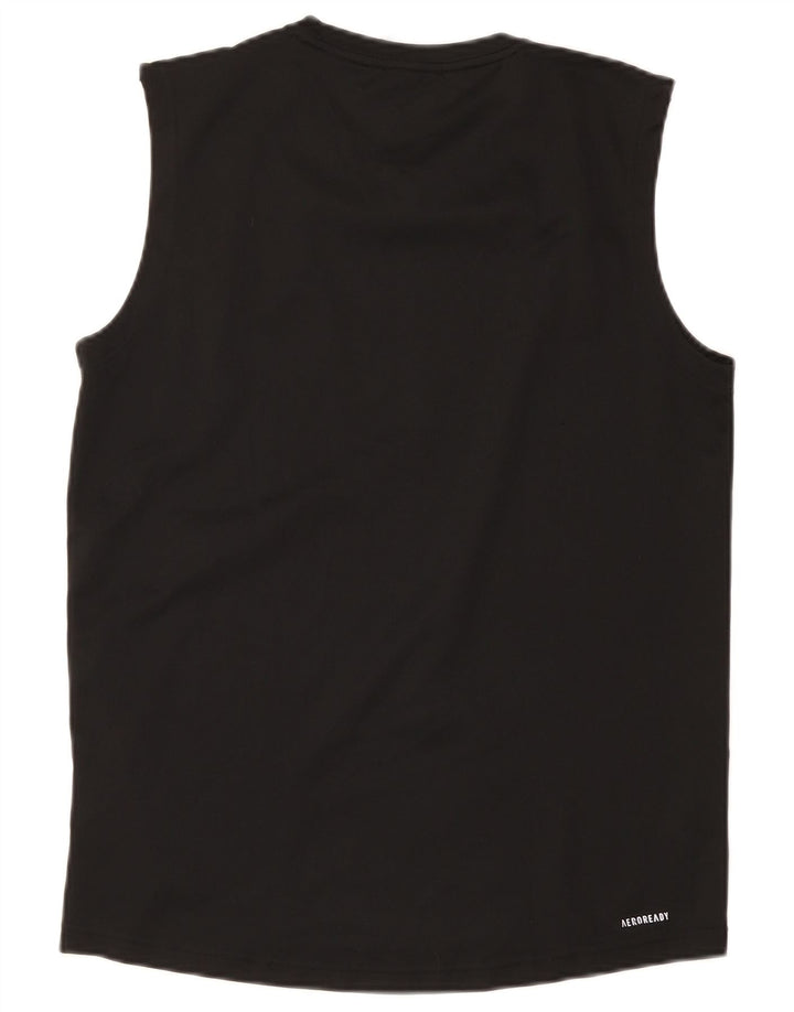 Adidas Mens Aeroready Vest Top Médio Poliéster Preto