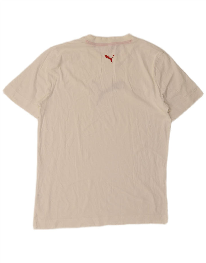 Puma Camiseta Masculina Graphic Top Grande Branco
