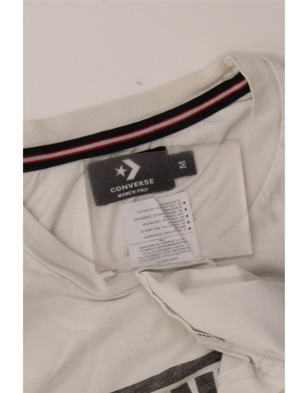 Camiseta Converse Mens Chuck Taylor Graphic Top Médio Algodão Branco