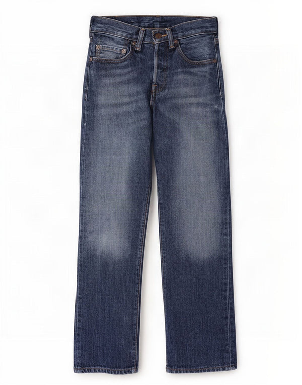 Levi's Boys 501 Straight Jeans 11-12 Anos W26 L26 Azul Algodão