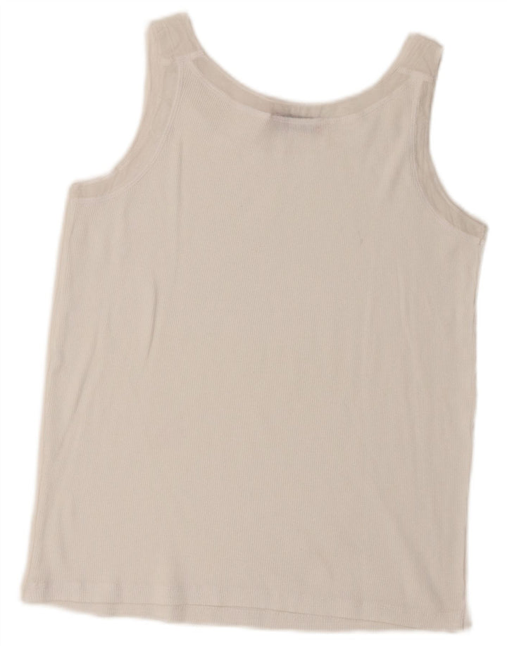Top colete feminino Max & Co. UK 4 XS branco