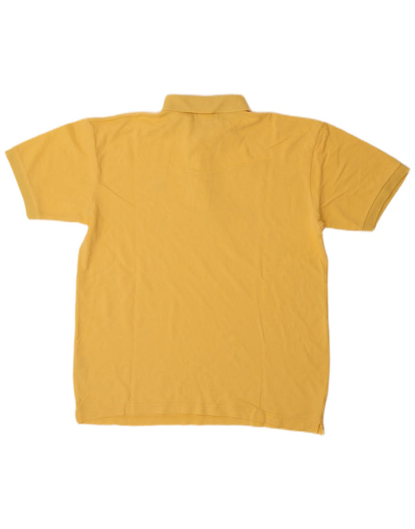 Lacoste Mens Polo Shirt Size 7 2XL Yellow Cotton