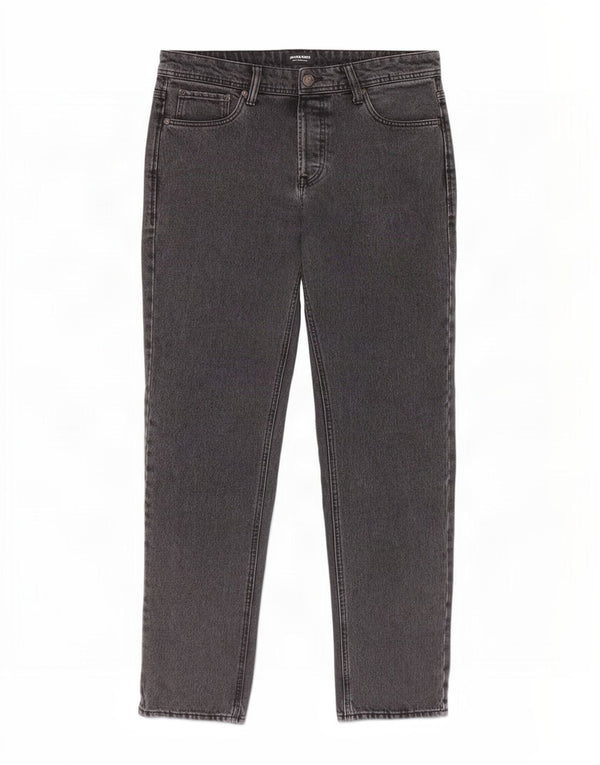Jeans retos masculinos Jack & Jones W32 L32 algodão cinza