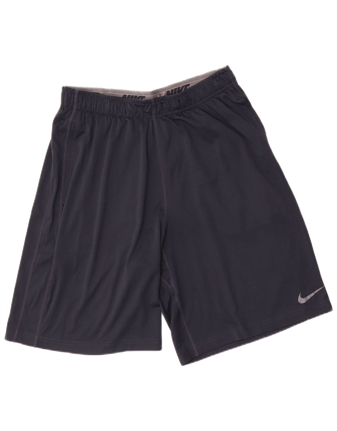 Shorts esportivos masculinos Nike Dri Fit médio azul marinho poliéster