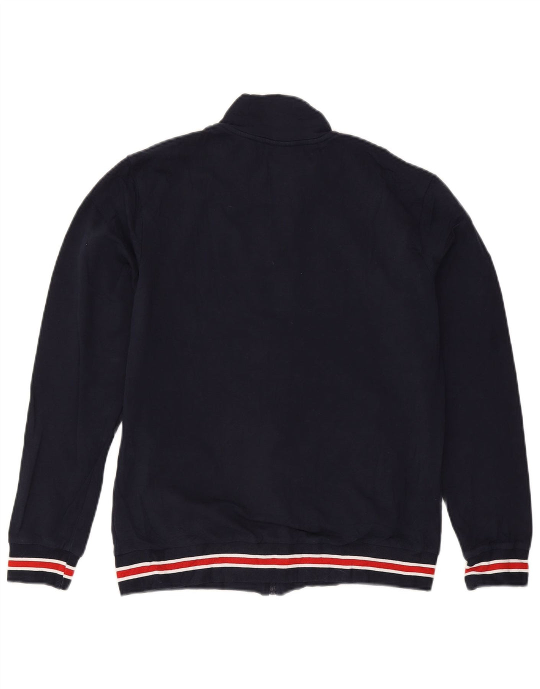 Fila Mens Tracksuit Top Jacket Médio Azul Marinho Colourblock Algodão