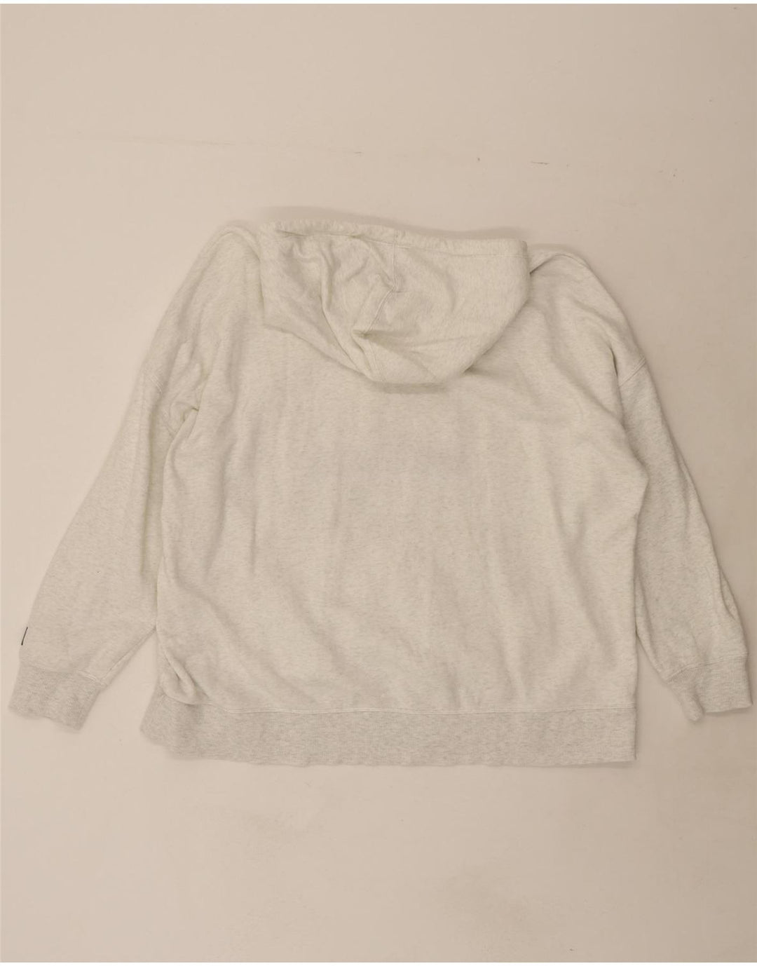 REEBOK Womens Oversized Graphic Hoodie Jumper UK 22 3XL Grey Cotton Vintage Reebok and Second-Hand Reebok from Messina Hembry 