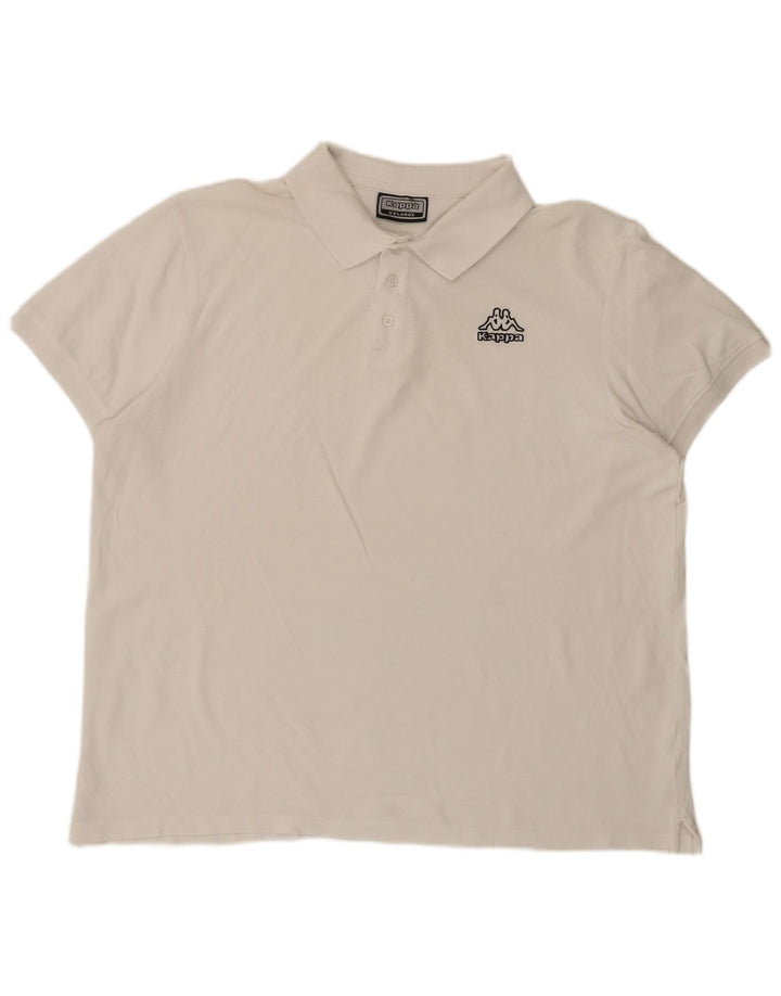 Camisa polo masculina Kappa 2XL branca