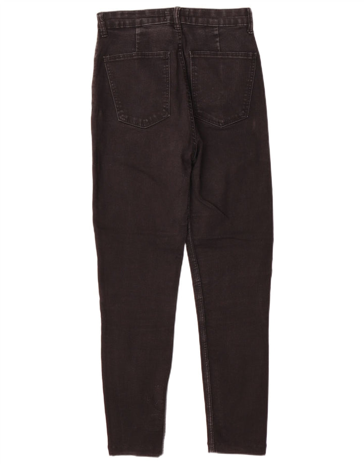 Zara Jeans Cônicos Femininos EU 38 Pequeno W28 L26 Preto