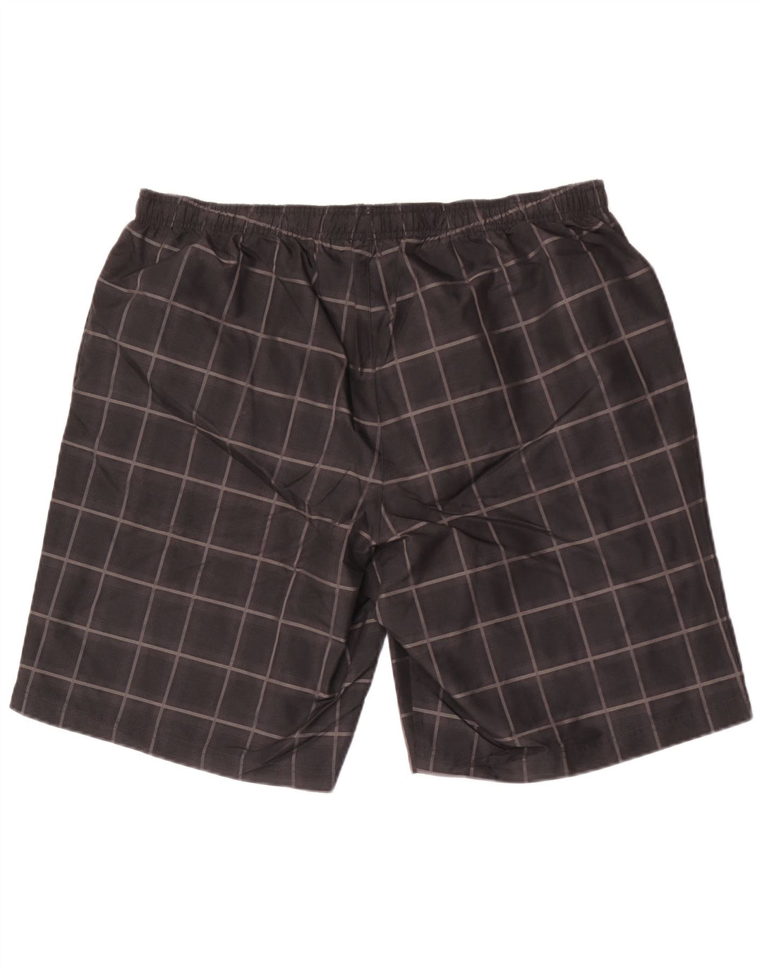 Shorts esportivos masculinos Reebok XL preto xadrez poliéster