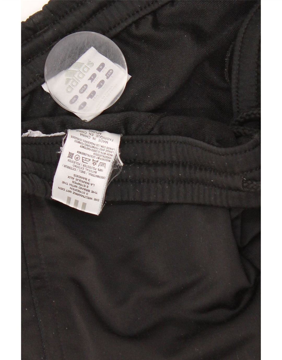 Calças de treino Adidas meninos 13-14 anos preto poliéster