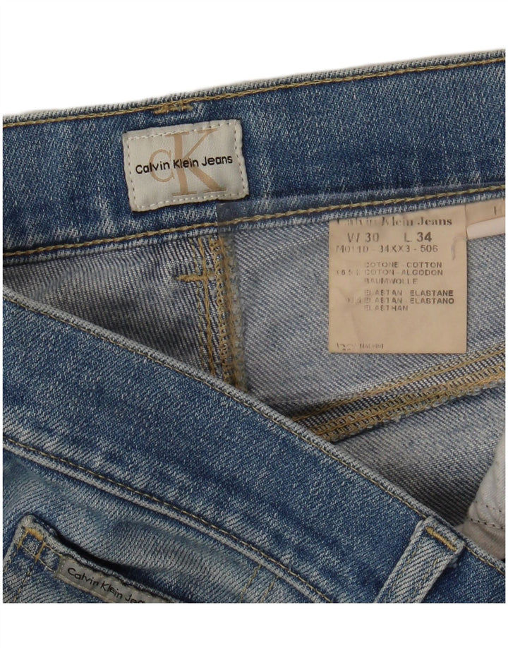 Calça jeans masculina CALVIN KLEIN W30 L29 azul algodão