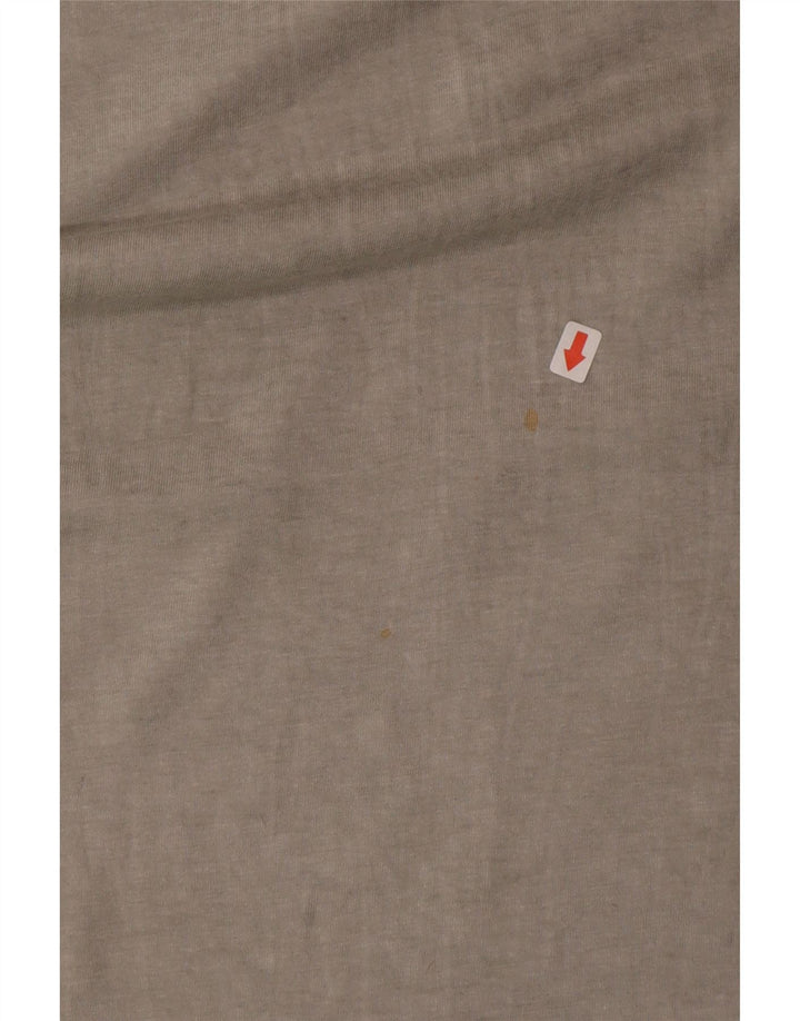 Camiseta masculina Diesel Top grande algodão cinza