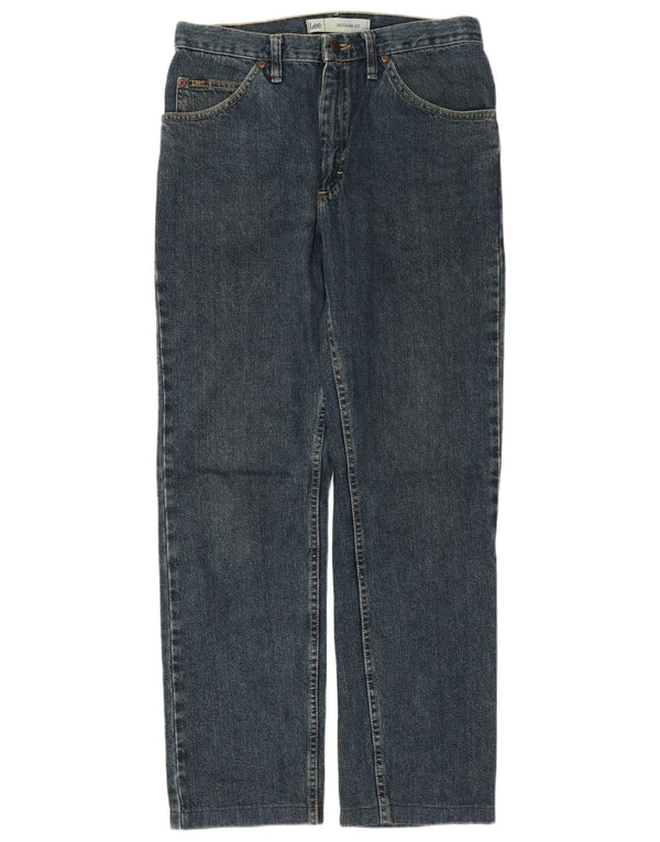 Lee Mens Regular Fit Straight Jeans W31 L31 Azul Algodão