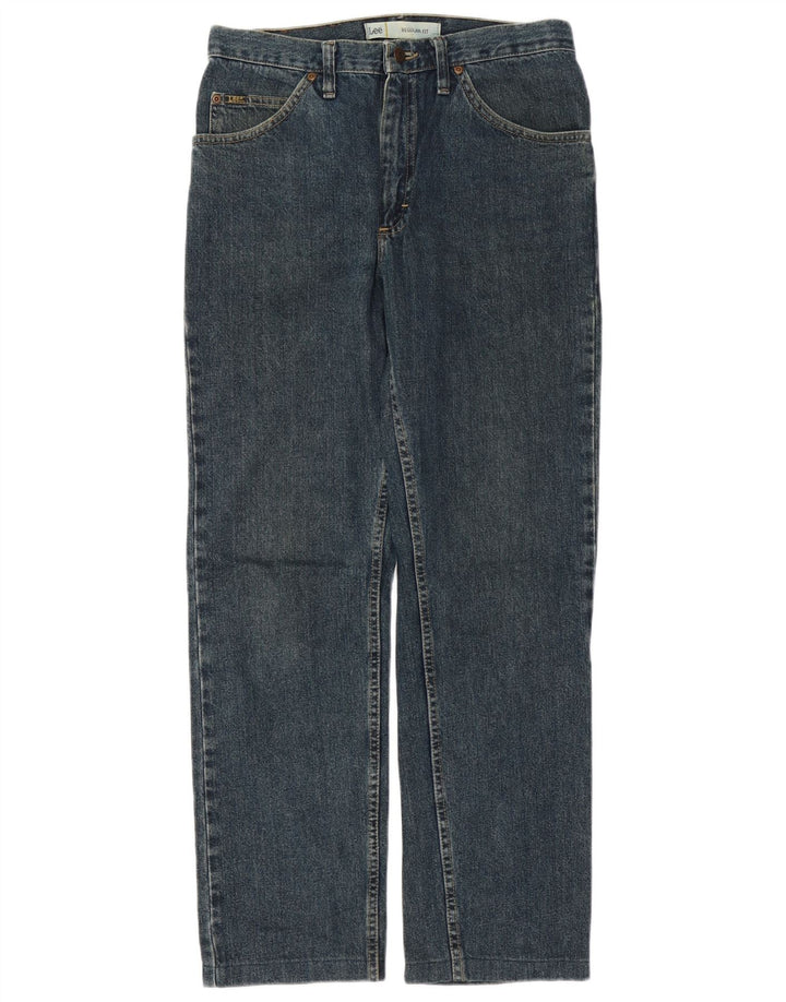 Lee Mens Regular Fit Straight Jeans W31 L31 Azul Algodão