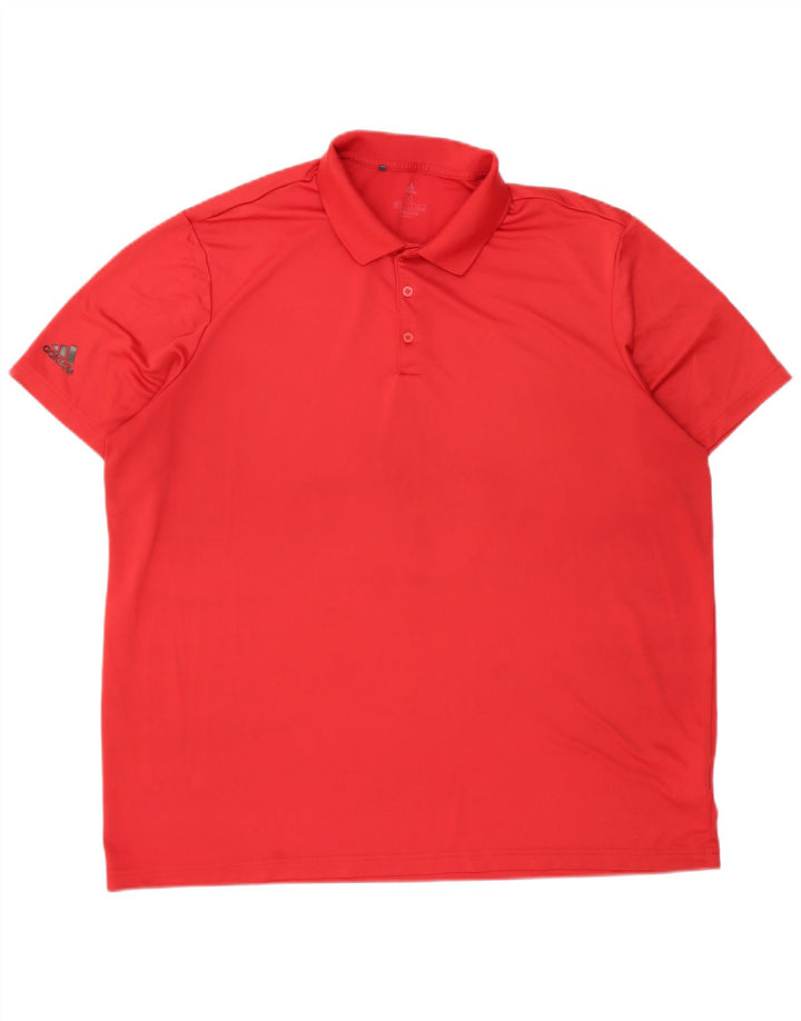 Camisa polo masculina ADIDAS 2XL poliéster vermelho